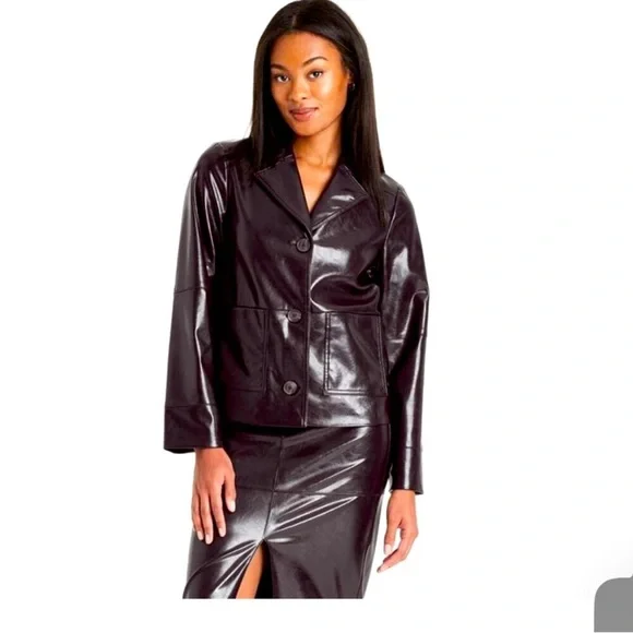 Faux Leather Jacket - Picture 3 of 3